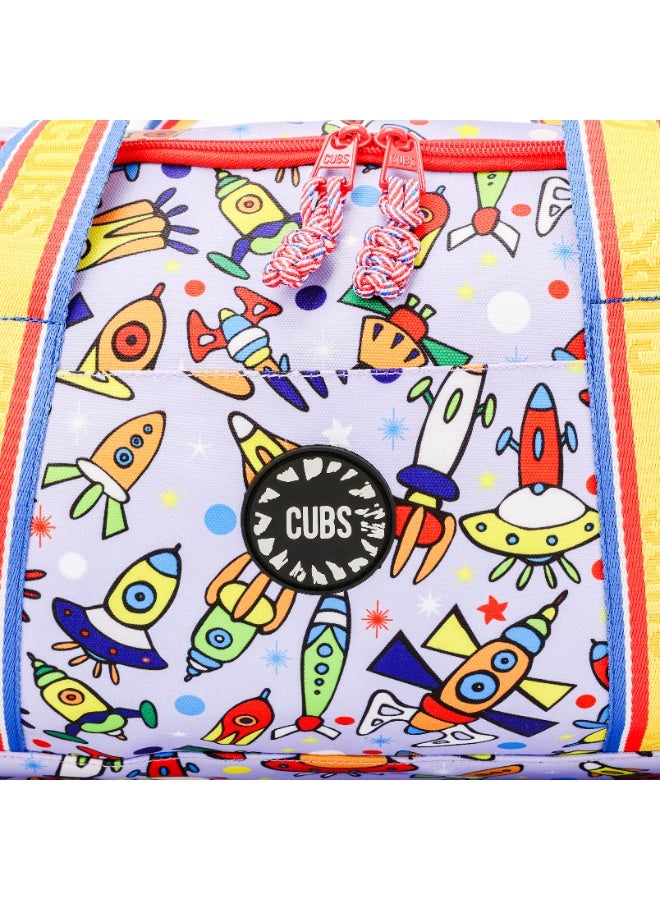 Cubs Space Ships Medium Duffel - Image 2